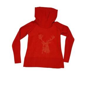 Krimson Klover Meriino Wool Cowlneck Orange (S)